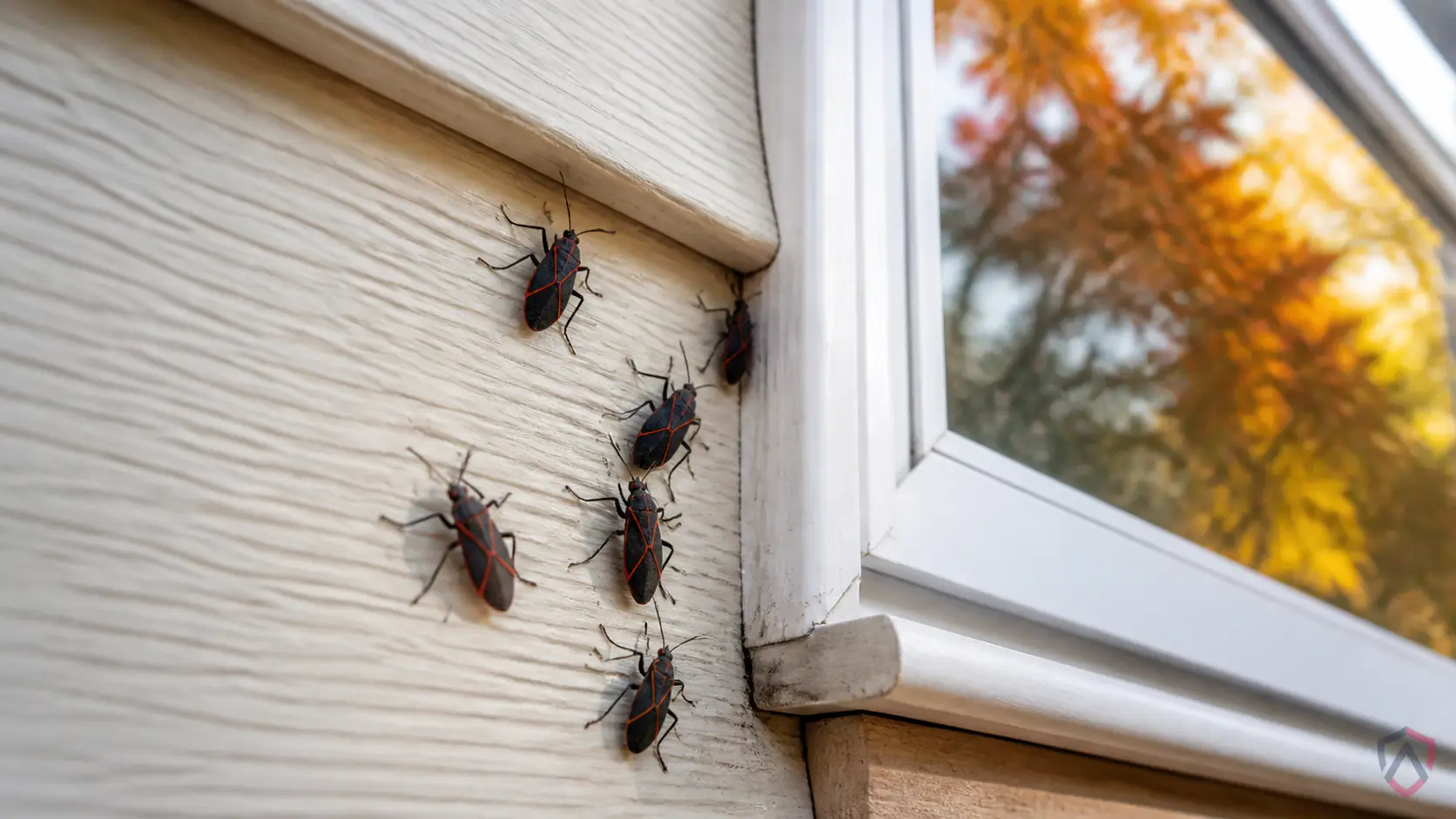 Box Elder Bugs close-up, a protected Minnesota home in a Twin Cities home