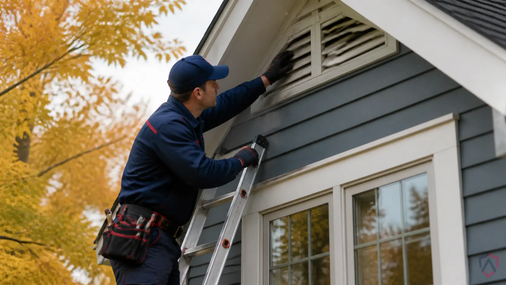 Ankora Pest Control technician performing cluster flies service in the Twin Cities