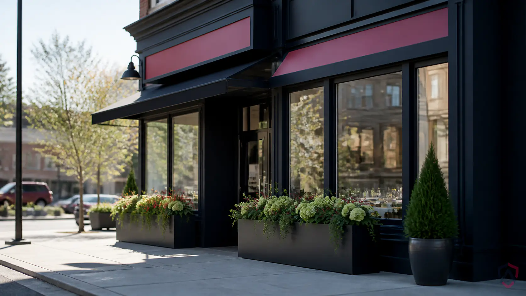 Commercial Pest Control in the Twin Cities, Twin Cities small-business storefront / restaurant exterior at street level protected by Ankora Pest Control