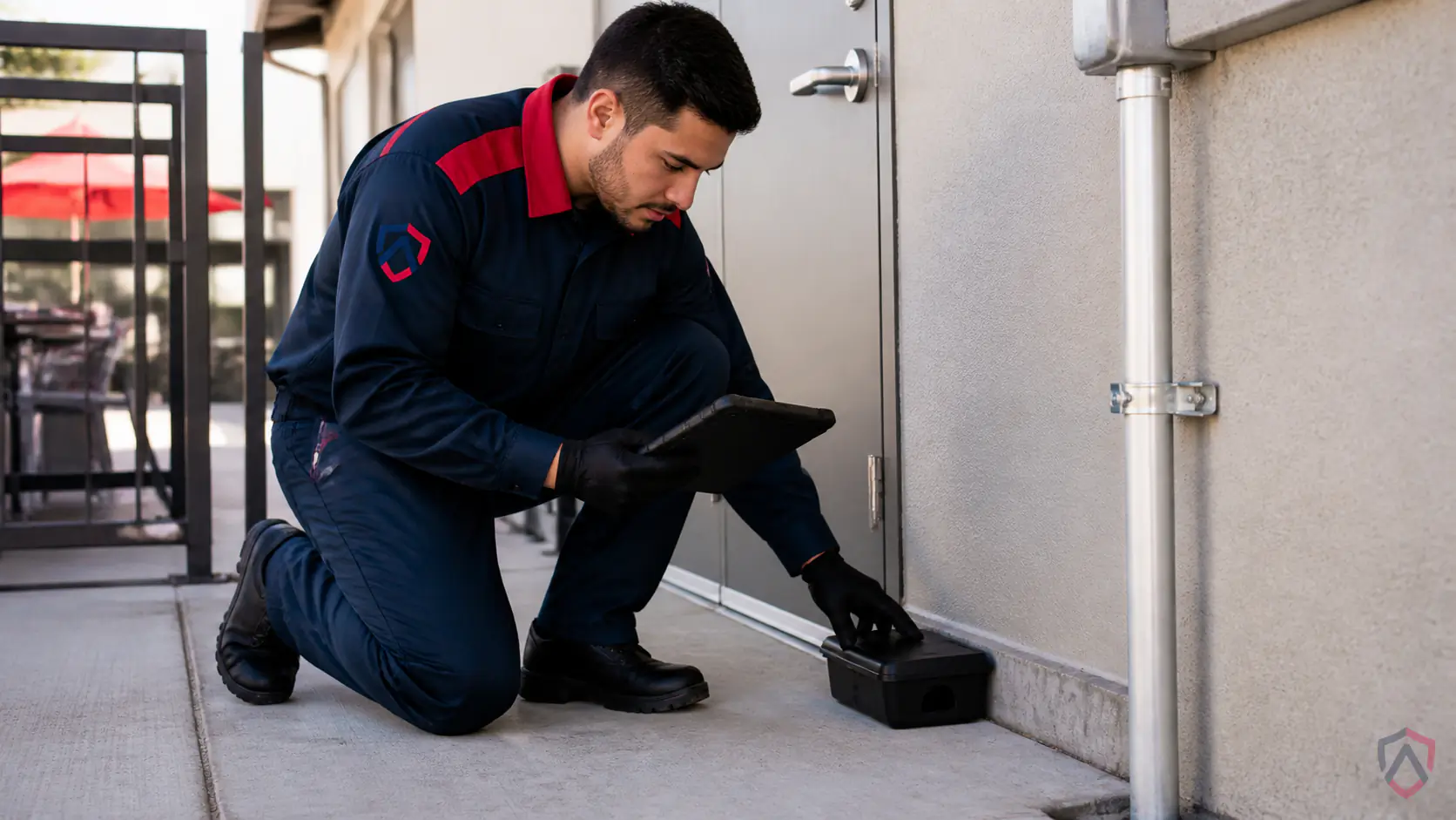 Ankora Pest Control technician performing commercial pest control service in the Twin Cities