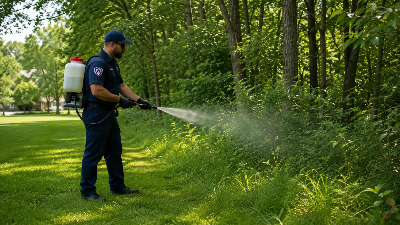 Ankora Pest Control technician performing deer ticks lyme service in the Twin Cities
