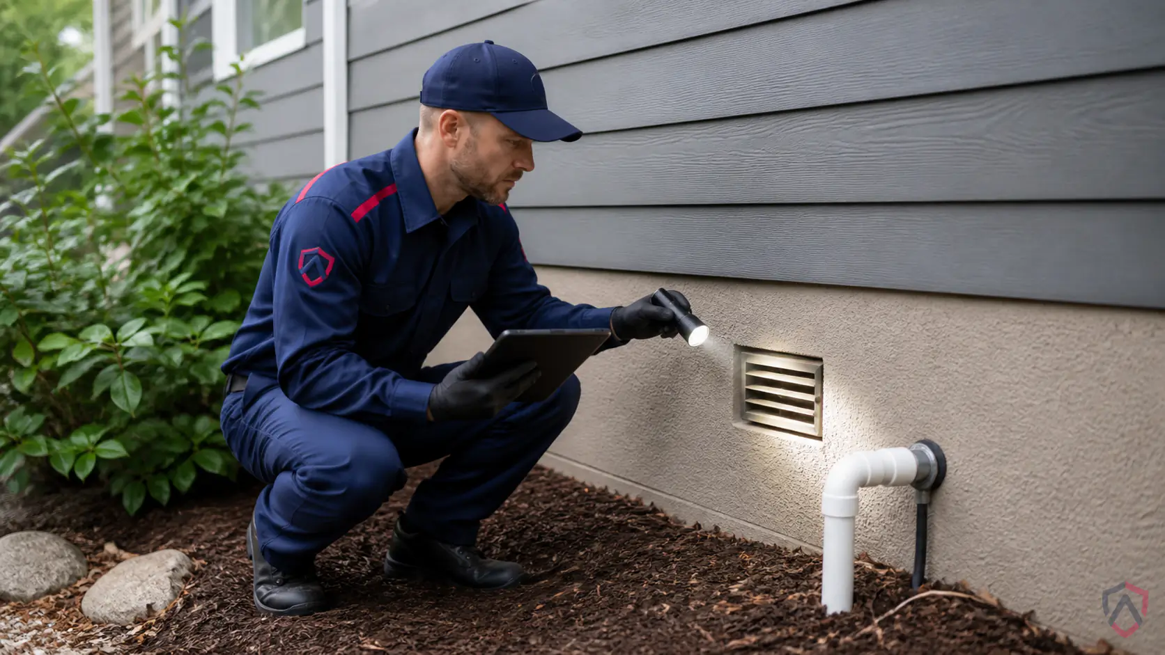 Ankora Pest Control technician performing free inspection service in the Twin Cities