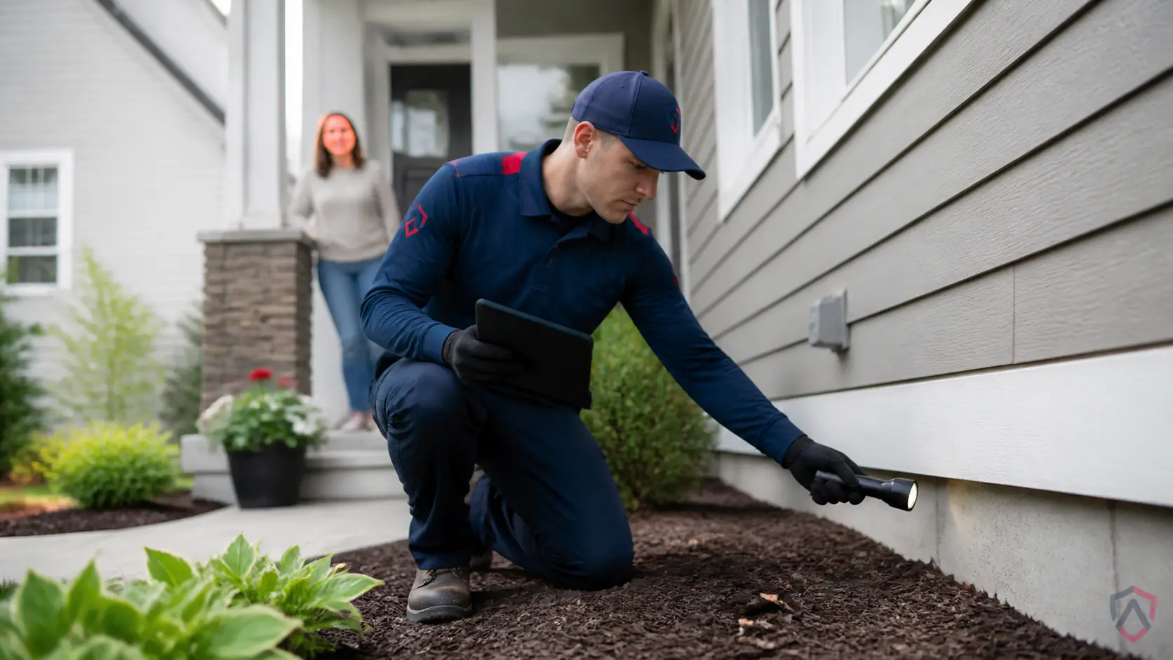 Ankora Pest Control technician performing free pest control service in the Twin Cities