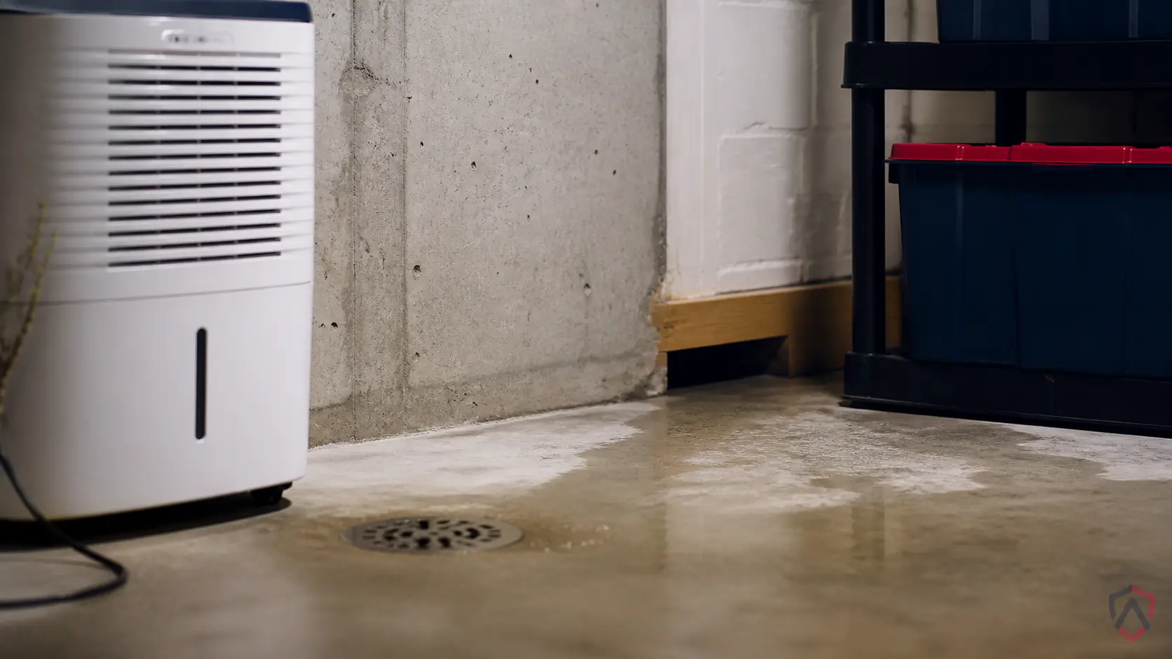House Centipedes Minnesota in the Twin Cities, damp basement floor and utility corner protected by Ankora Pest Control