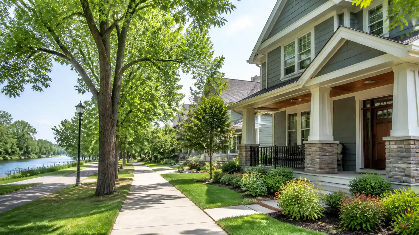 Pest Control Fridley in the Twin Cities, home in a river-adjacent neighborhood protected by Ankora Pest Control