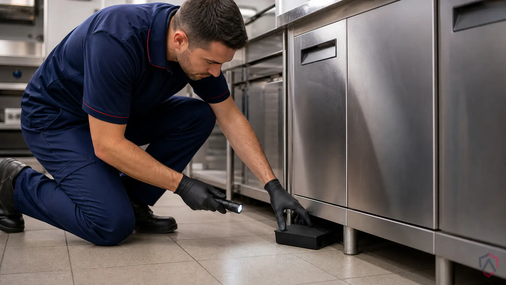 Ankora Pest Control technician performing restaurant pest control service in the Twin Cities