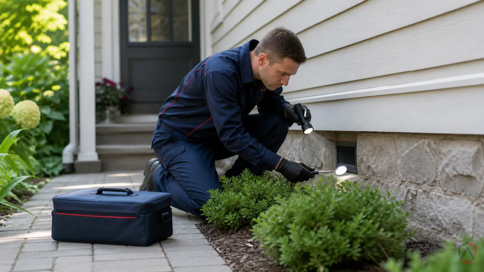 Ankora Pest Control technician performing pest control services service in the Twin Cities