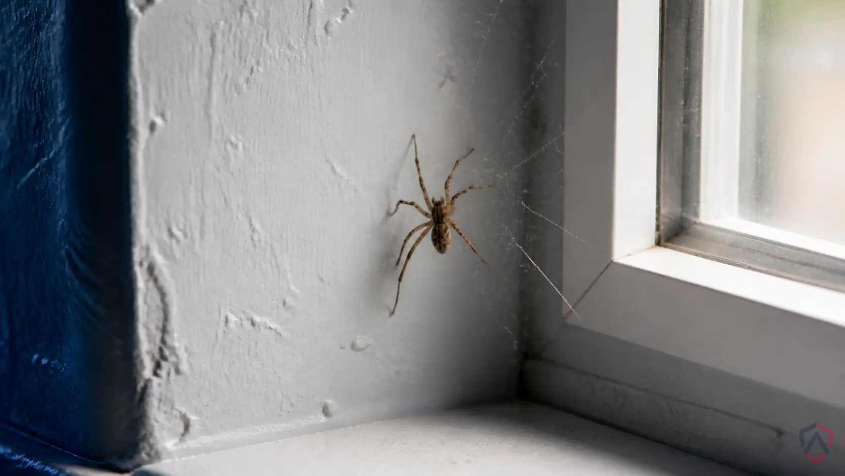Spider Control close-up, a house spider in a Twin Cities home