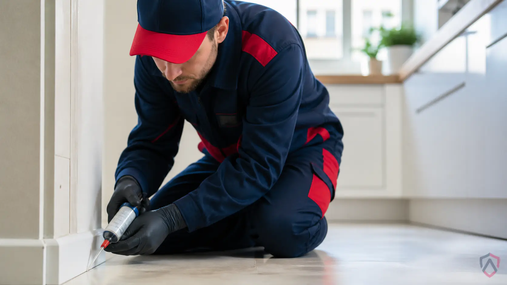 Ankora Pest Control technician performing spring pest prevention service in the Twin Cities