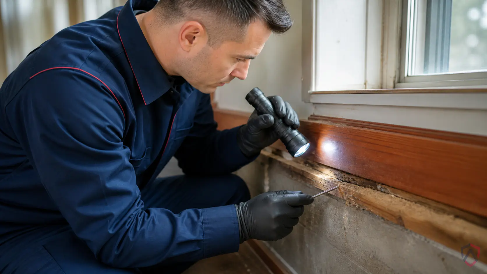 Ankora Pest Control technician performing worry about carpenter service in the Twin Cities