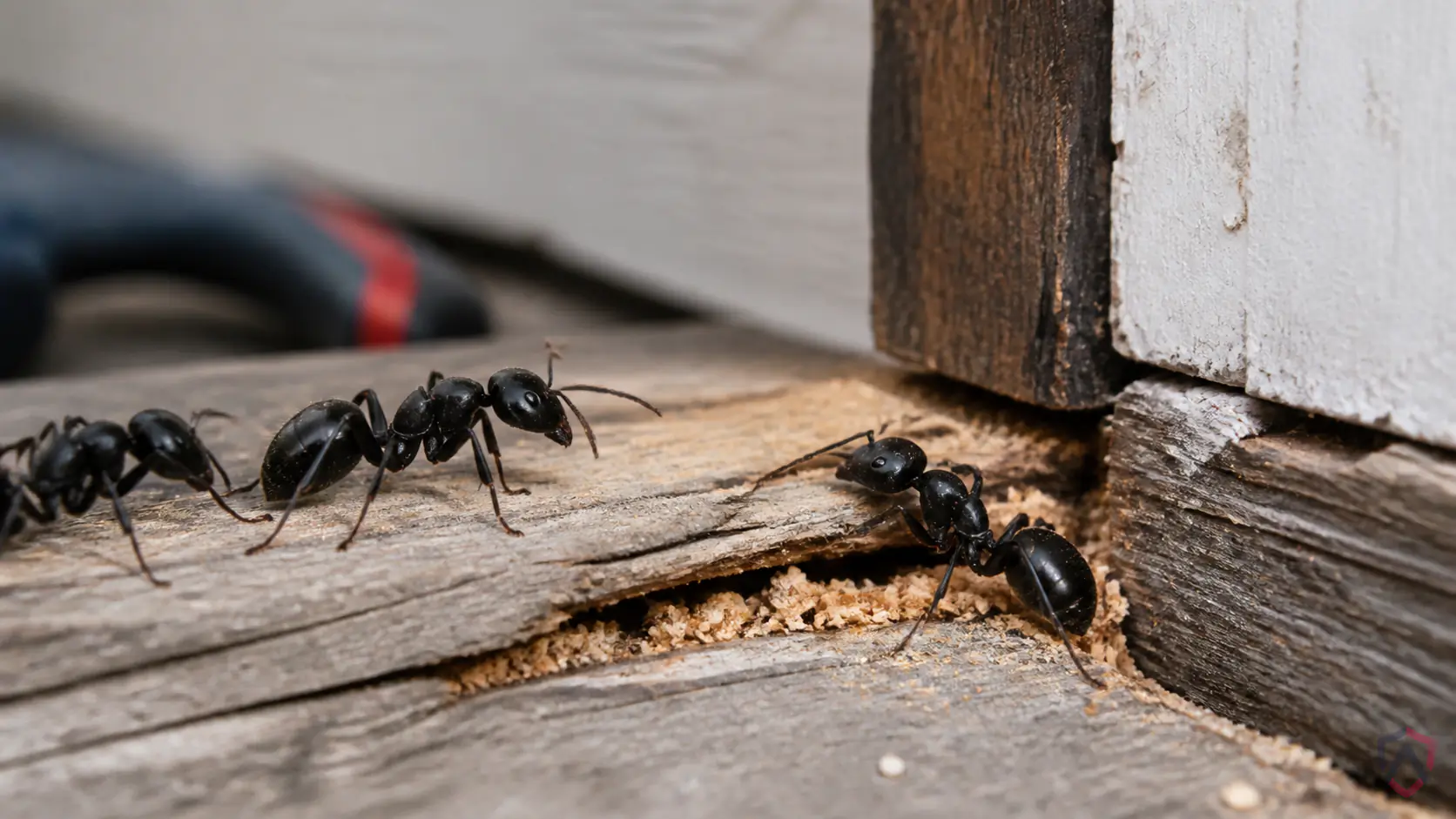 Worry About Carpenter close-up, carpenter ants in a Twin Cities home