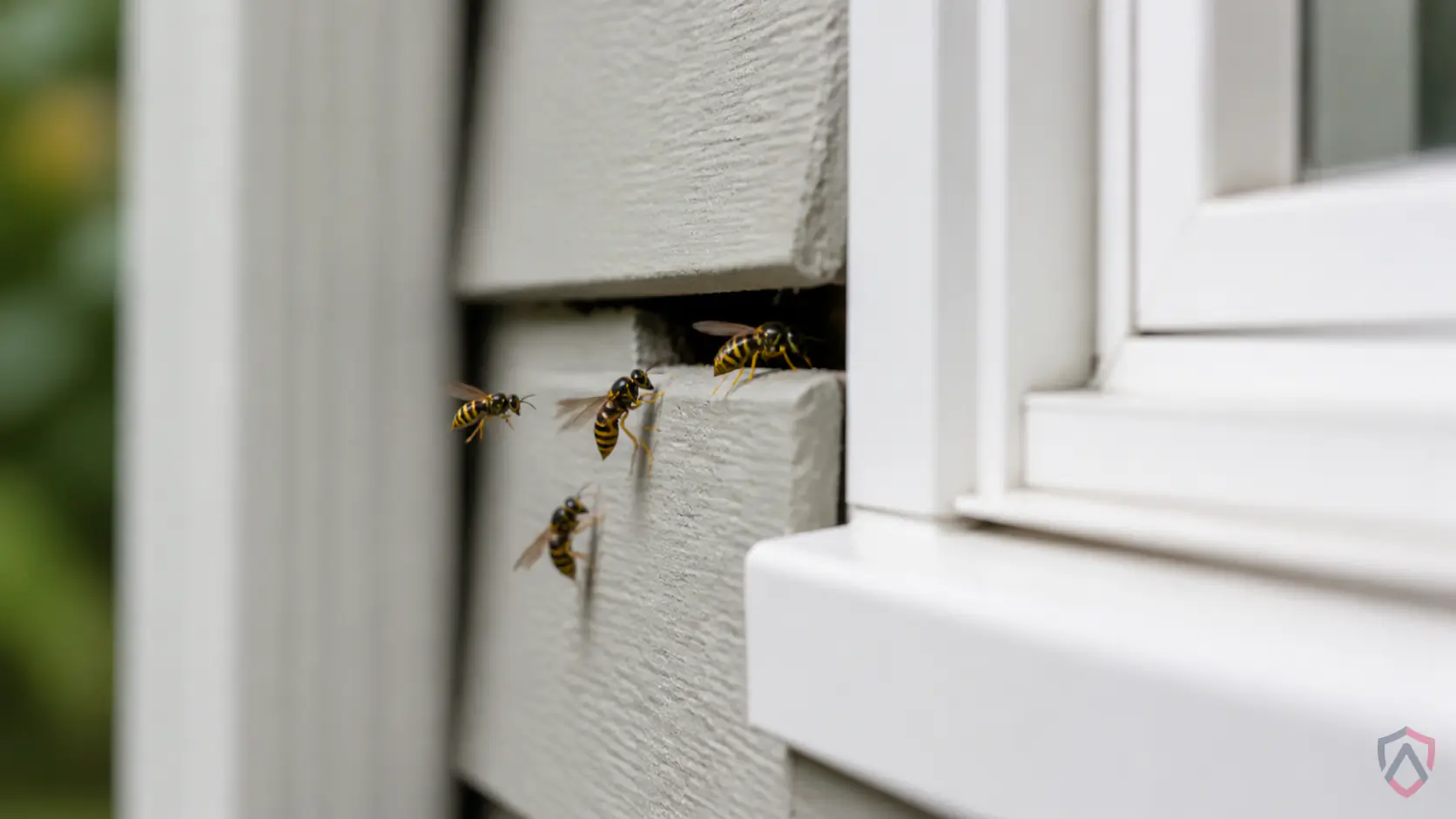 Yellow Jackets close-up, a protected Minnesota home in a Twin Cities home