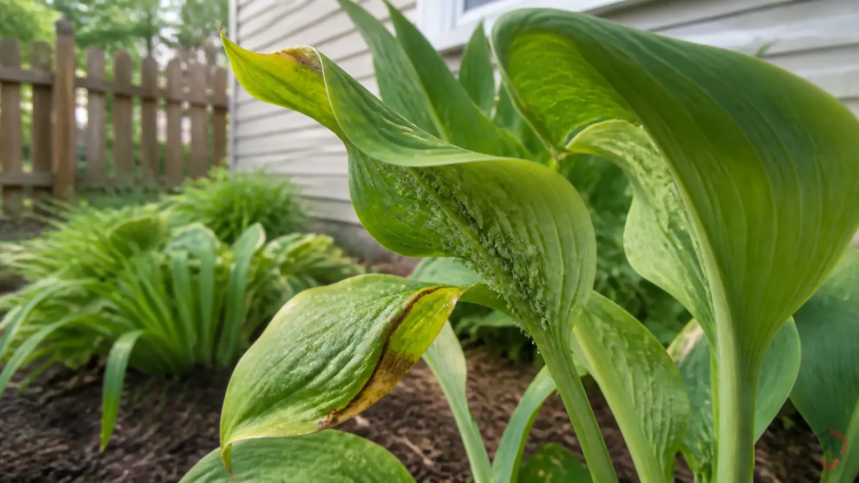 Aphids activity in lawns, shrubs, trees, garden beds, houseplants, mulch, turf edges, and landscape plantings in Minnesota