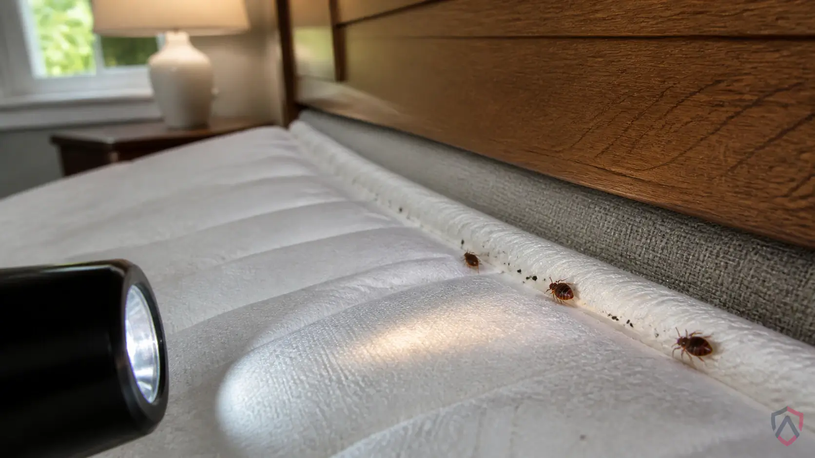 Bed Bugs activity in mattress seams, box springs, headboards, sofas, luggage, and shared sleeping areas in Minnesota