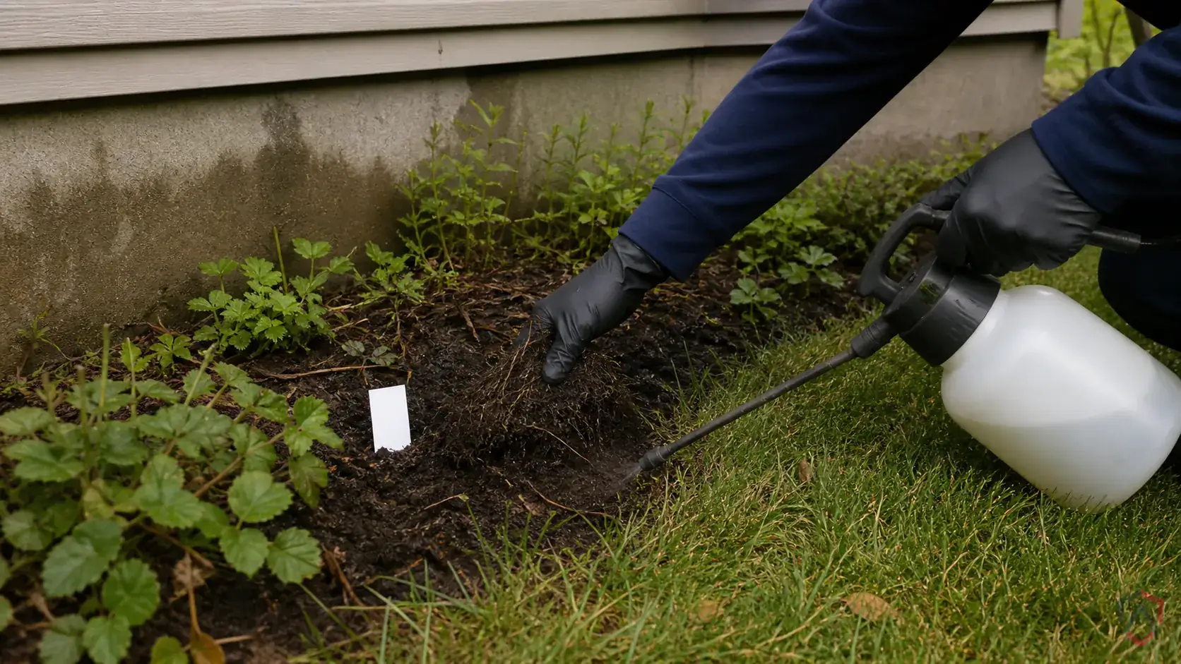 Inspection of moist organic buildup, drains, trash handling areas, window lines, and exterior entry points during a suspected Crane Flies issue