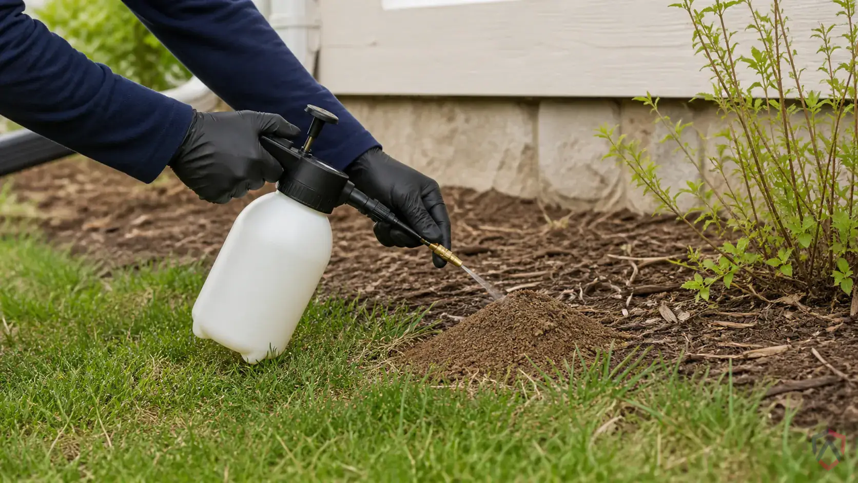 Inspection of trails, entry points, moisture lines, and exterior nesting areas during a suspected Field Ants issue