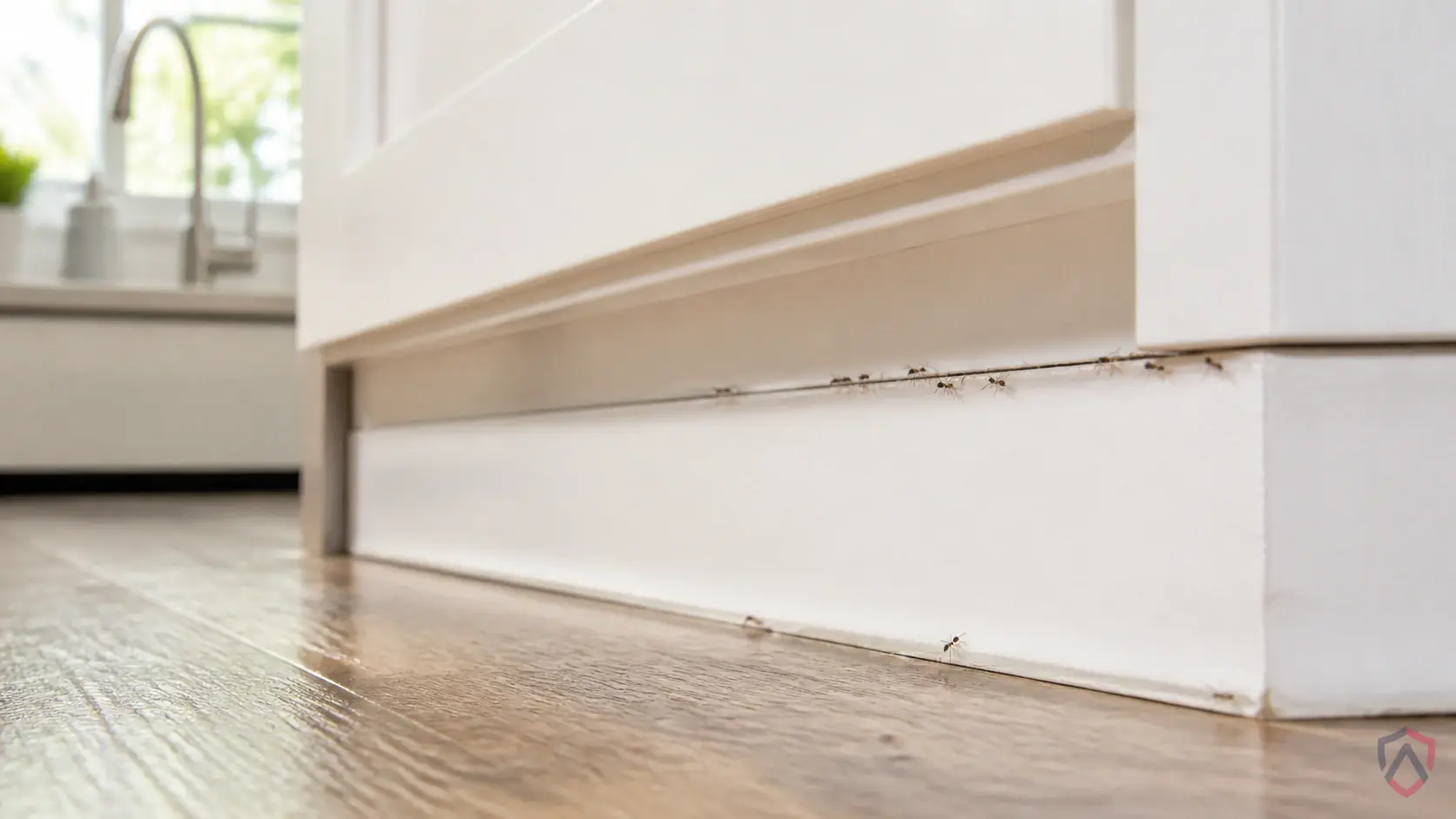 Ghost Ants activity in kitchens, foundation edges, patios, wall lines, windows, and damp trim in Minnesota