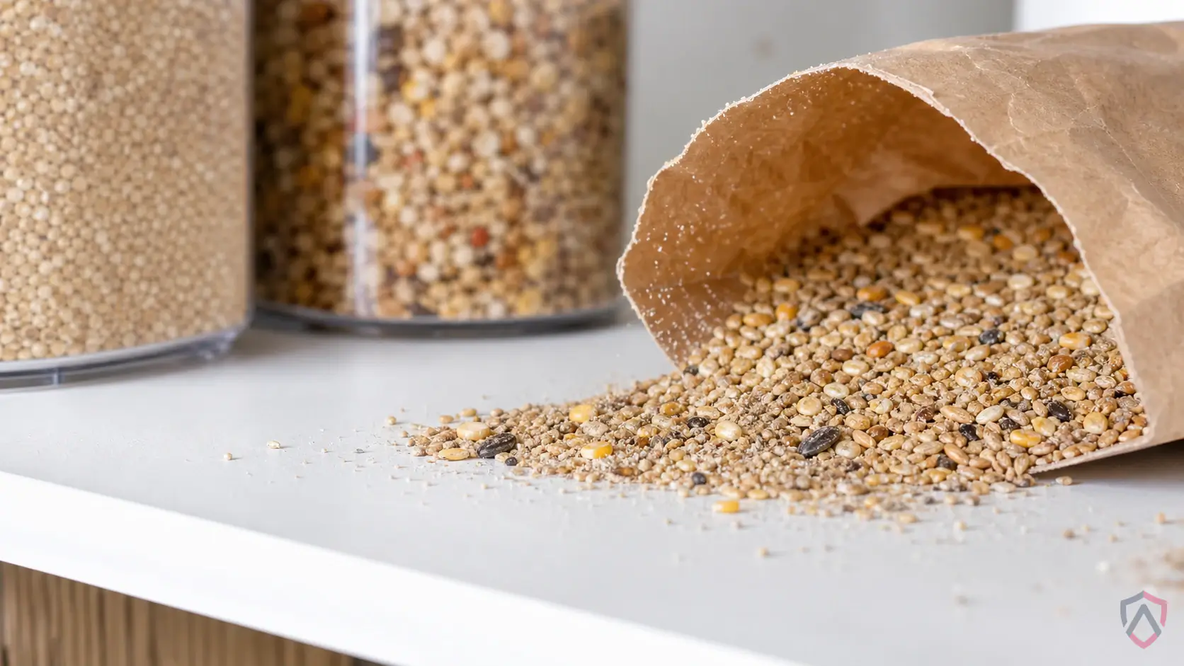 Grain Mites activity in pantries, dry pet food, cereal, flour, rice, spices, birdseed, warehouses, and restaurant storage in Minnesota