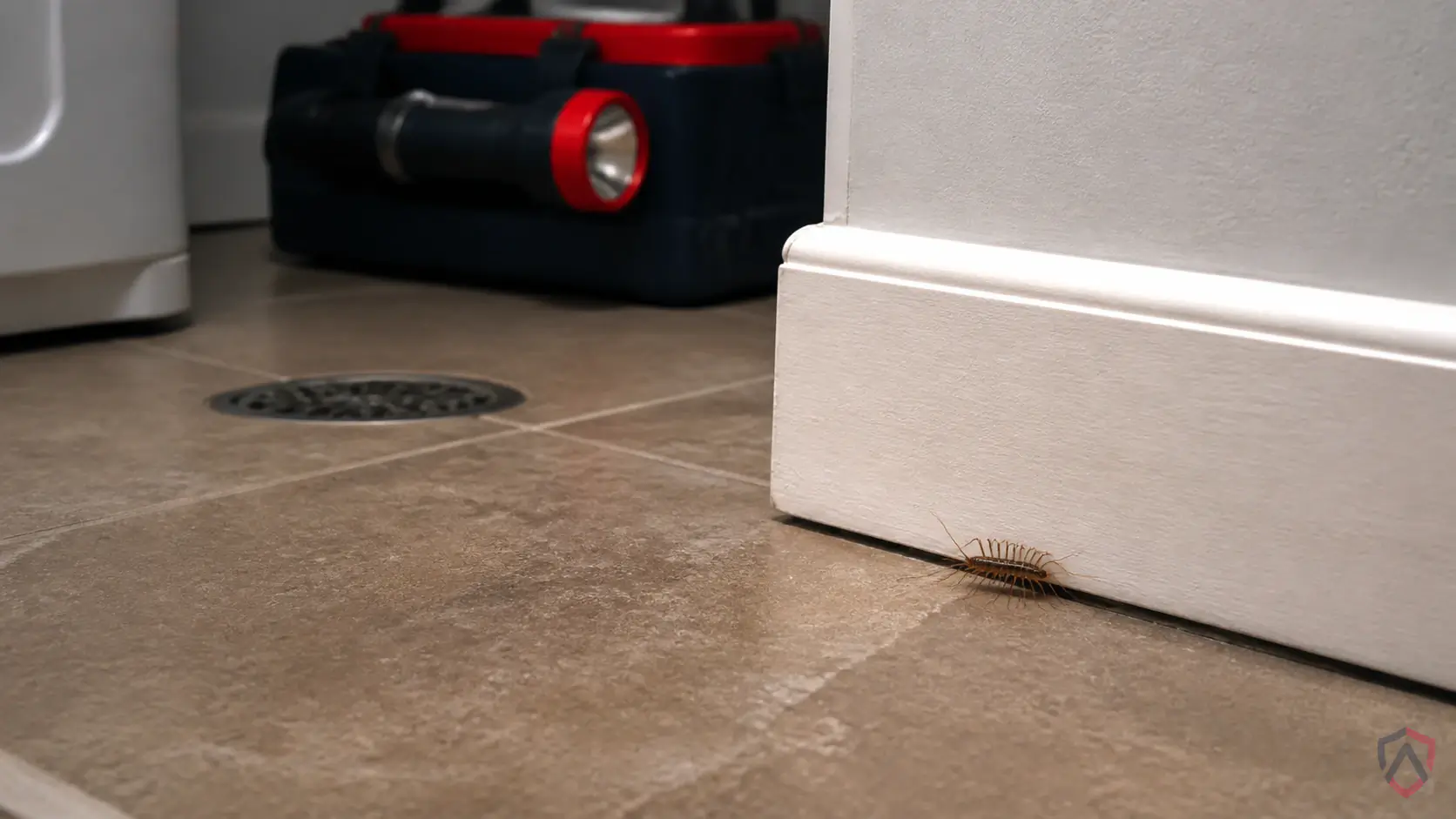 House Centipedes activity in sunny siding, window frames, door thresholds, basements, garages, foundation cracks, and attic edges in Minnesota