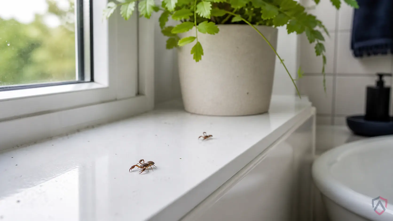 Pseudoscorpions activity in basements, garages, storage corners, exterior lights, siding, window wells, and quiet cluttered areas in Minnesota