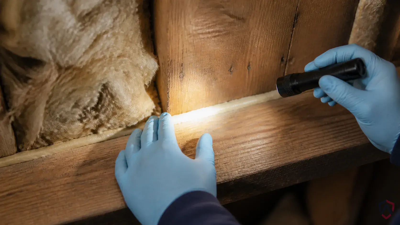 Inspection of host pathways, pet resting zones, nesting materials, exterior edges, and indoor resting areas during a suspected Rodent Mites issue