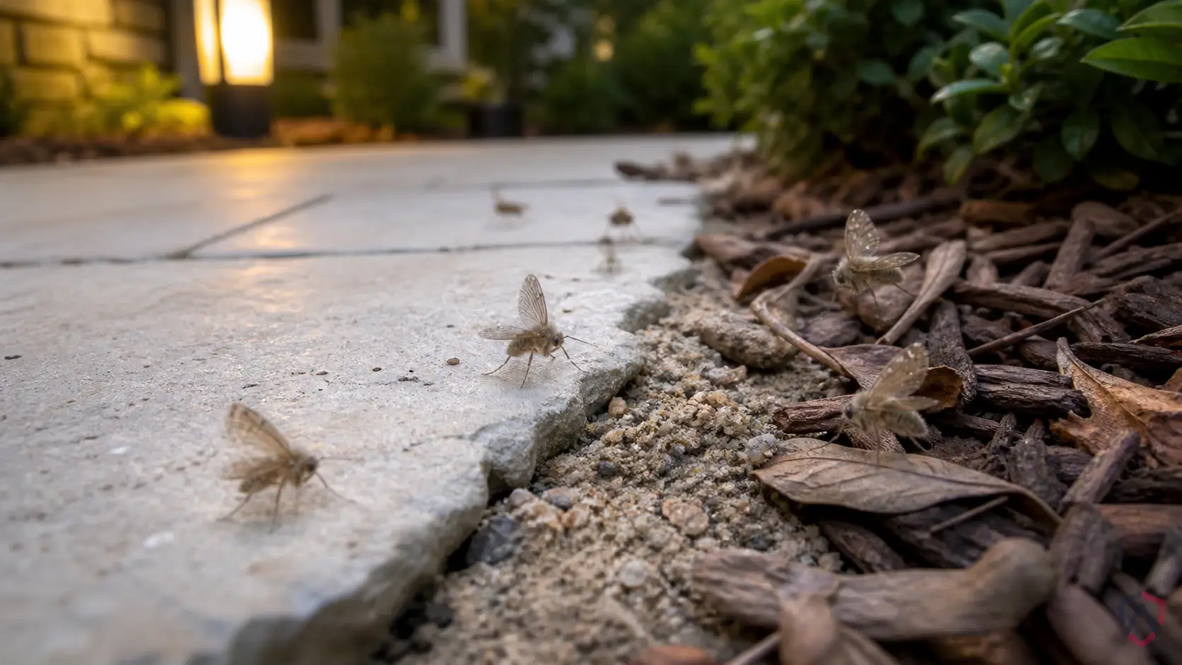 Sand Flies activity in drains, trash areas, compost, damp mops, houseplants, floor sinks, fruit bowls, and exterior doors in Minnesota