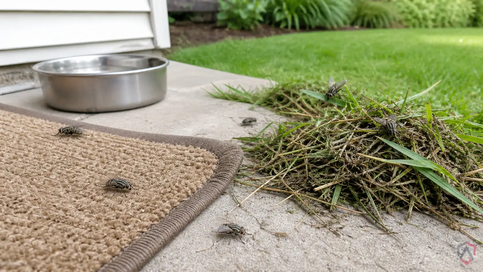 Stable Flies activity in drains, trash areas, compost, damp mops, houseplants, floor sinks, fruit bowls, and exterior doors in Minnesota