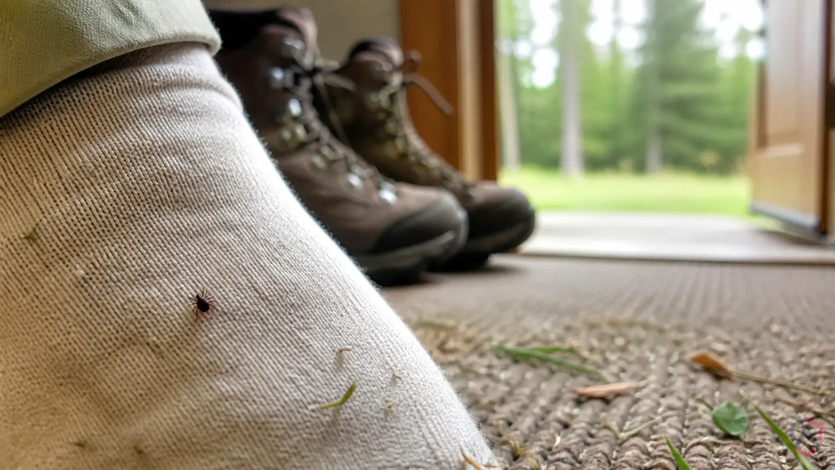 Ticks activity in tall grass, wooded edges, pet paths, leaf litter, and shaded yard borders in Minnesota