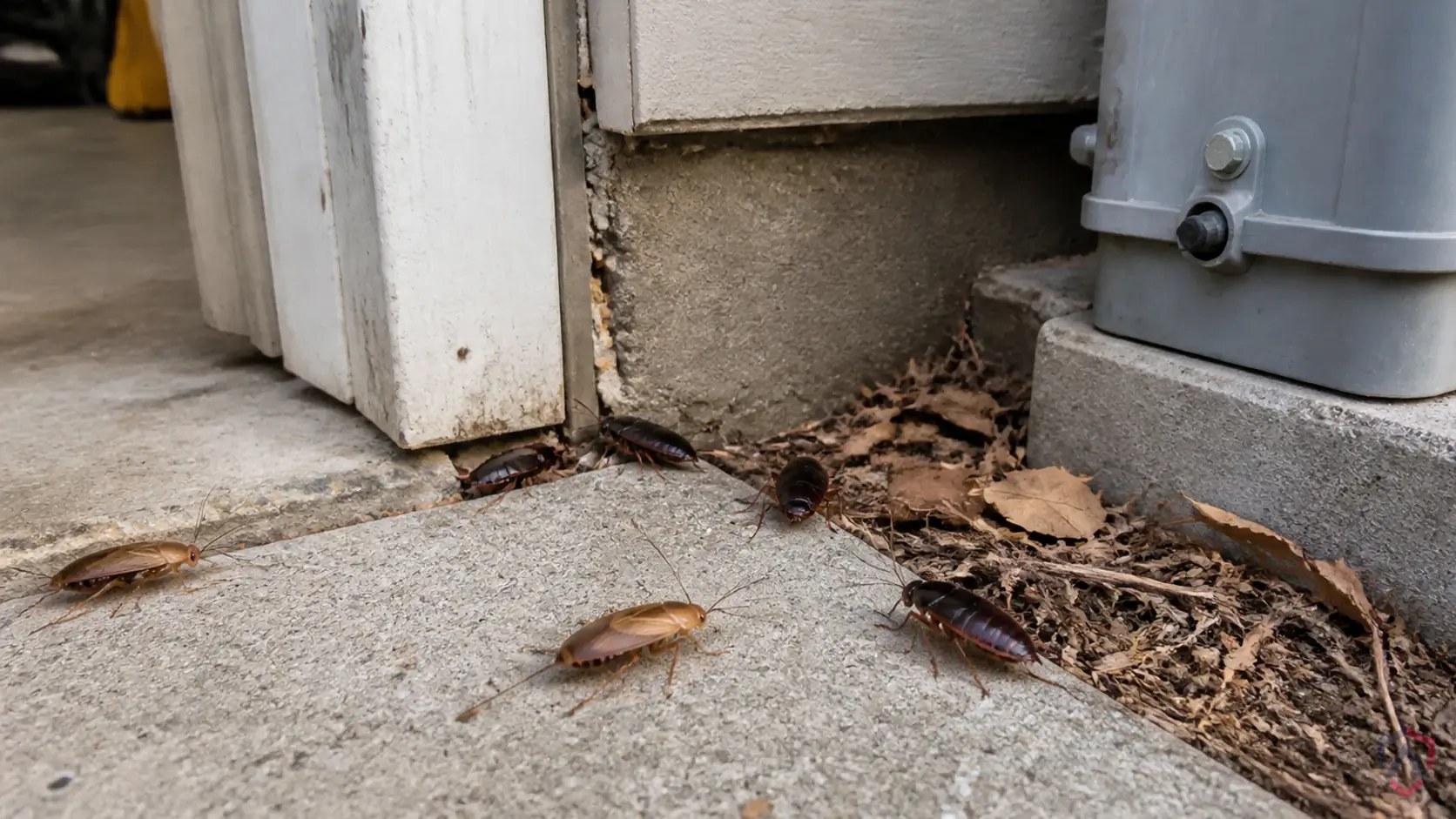 Turkestan Cockroaches activity in kitchens, bathrooms, utility rooms, drains, wall voids, storage areas, and warm appliance spaces in Minnesota