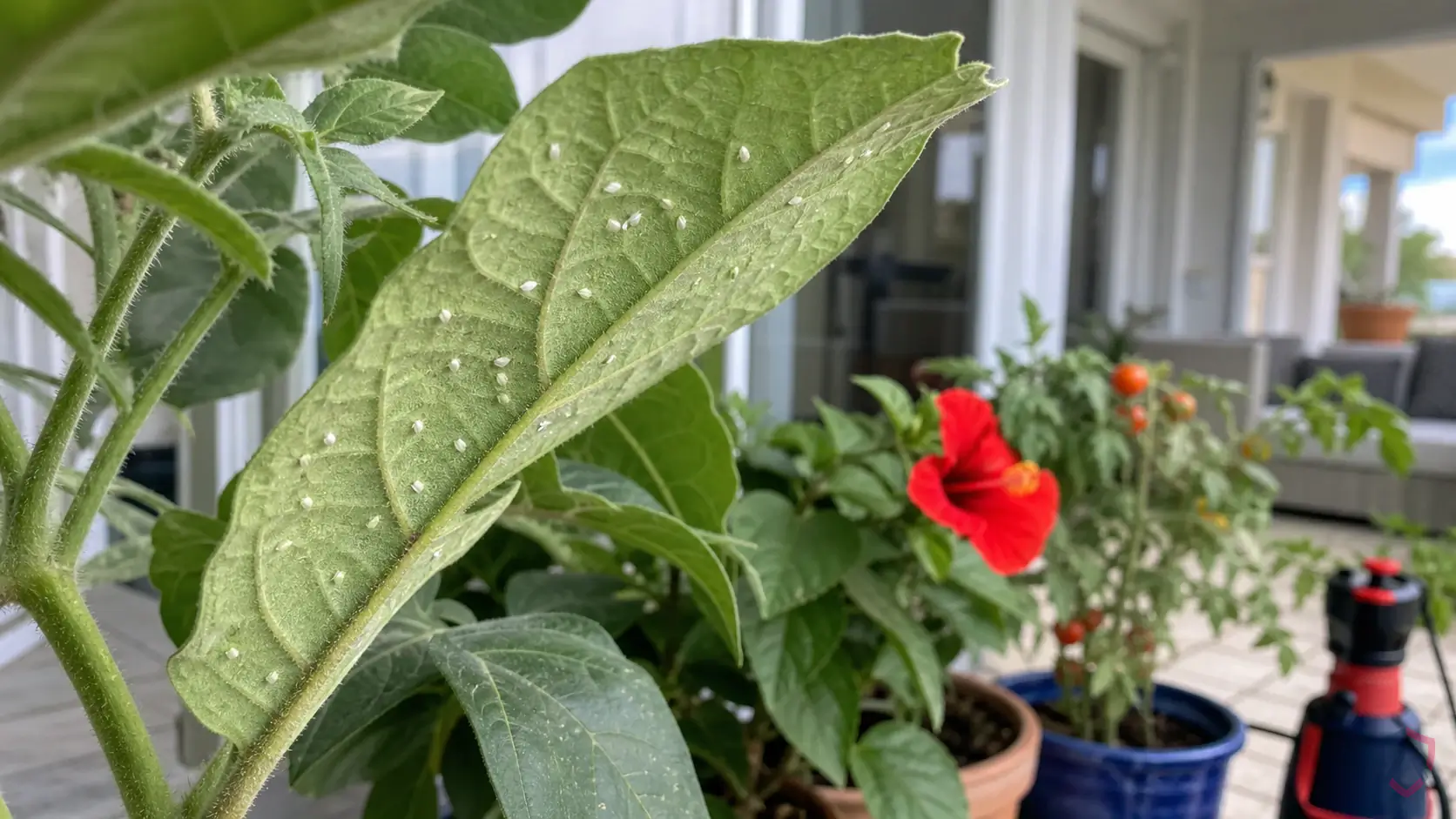 Whiteflies activity in drains, trash areas, compost, damp mops, houseplants, floor sinks, fruit bowls, and exterior doors in Minnesota