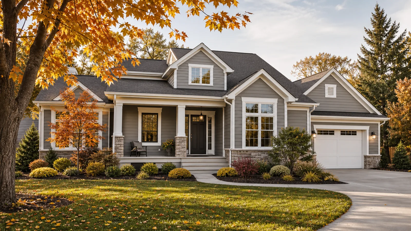 Clean protected Twin Cities home exterior in warm daylight